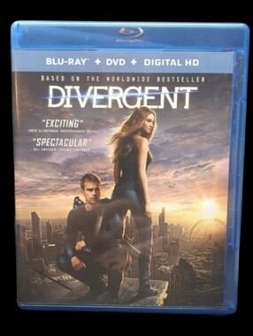 BLU-RAY+DVD "DIVERGENT" 2 DISC SET
